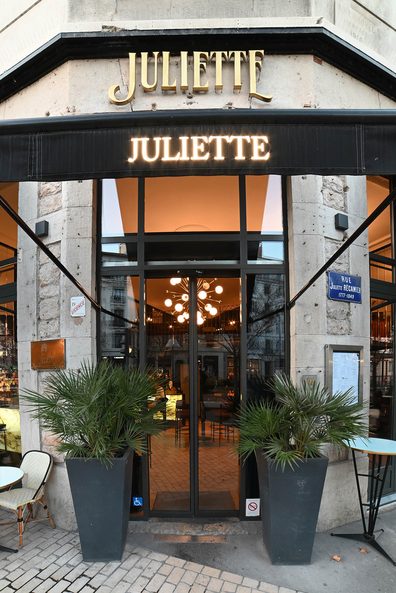 Aménagement café juliette